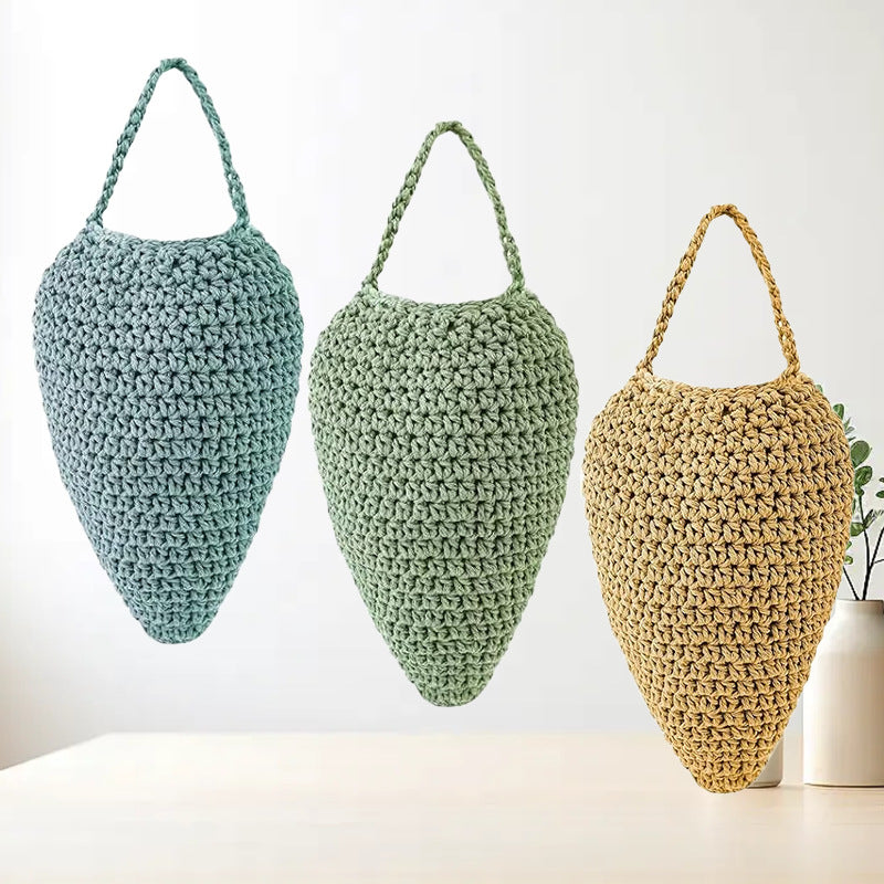 Hand-knotted crossbody bag