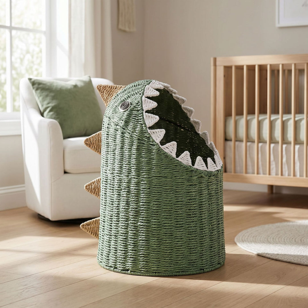 Animal-shaped toy basket
