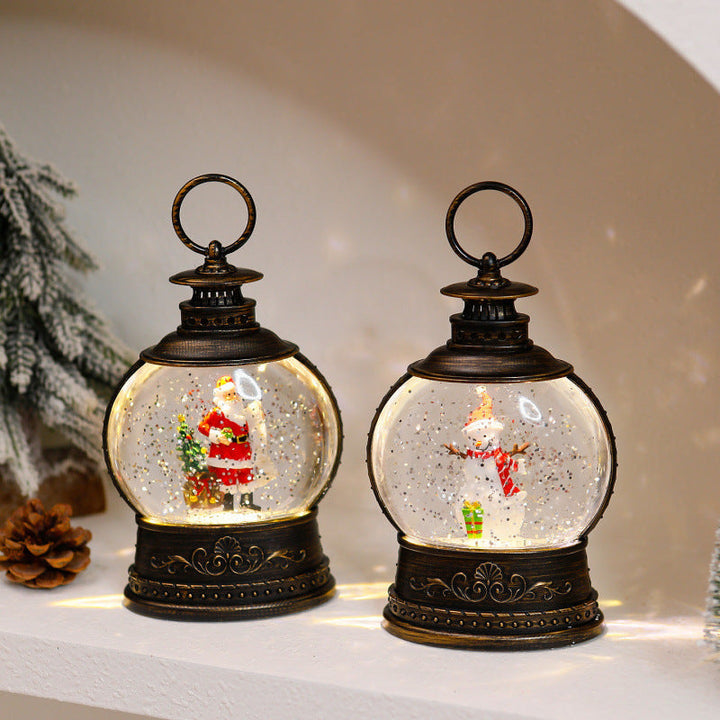 Decorative Snow Globe Lantern