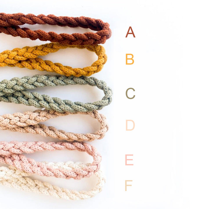 Braided Macrame Hair Accessories