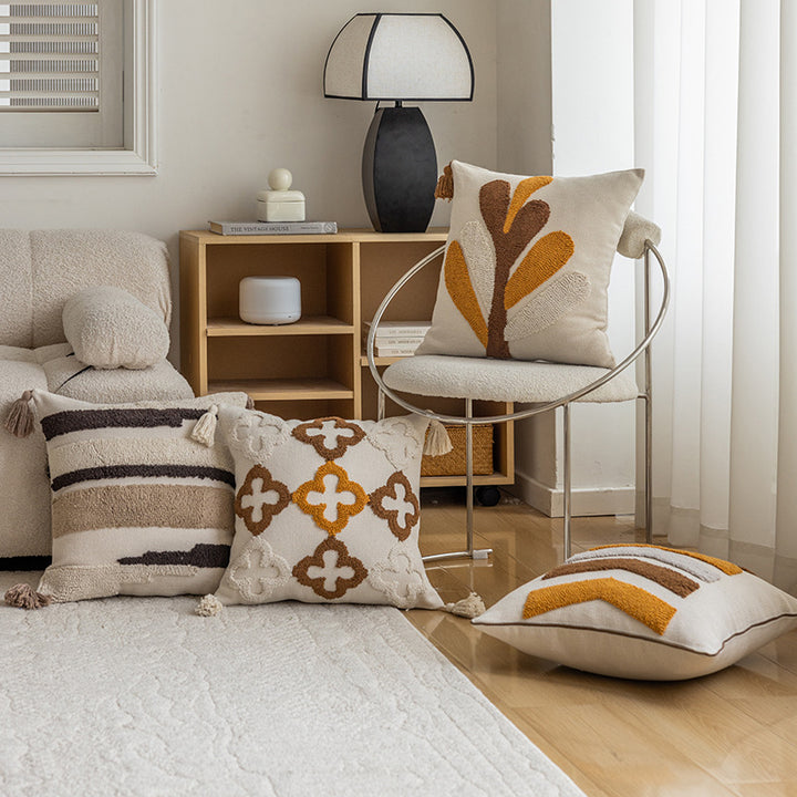 Textured Decorative Throw Pillow