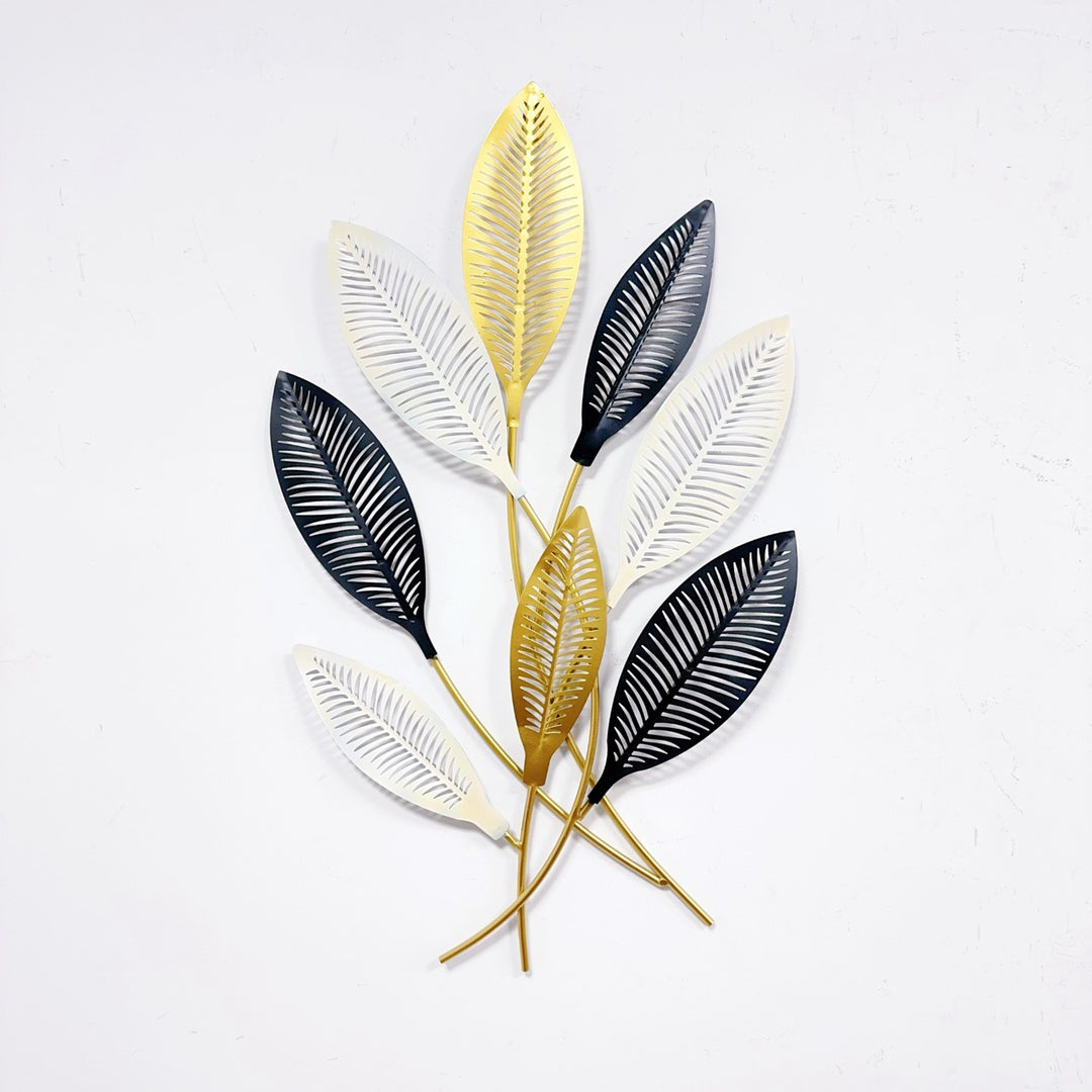 Modern Leaf Metal Wall Art
