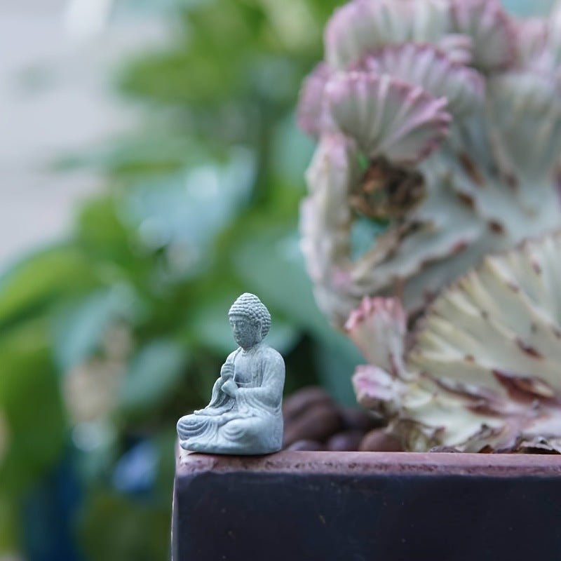 Stone Buddha Figurine