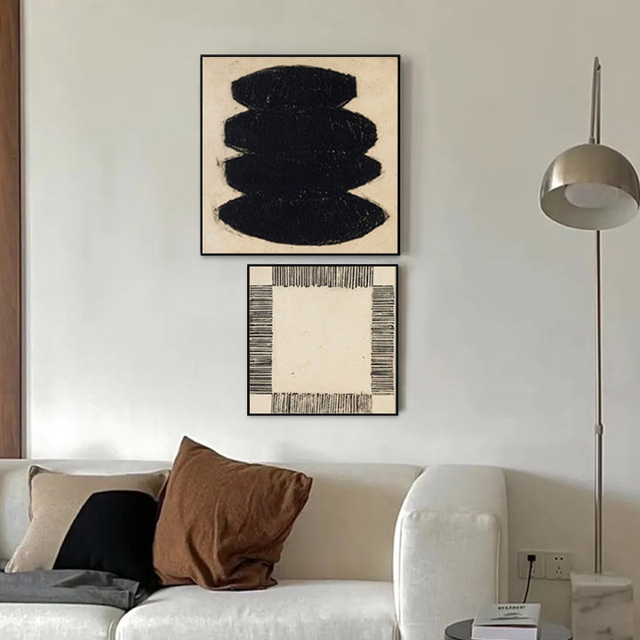 Abstract Textured Canvas Art Print