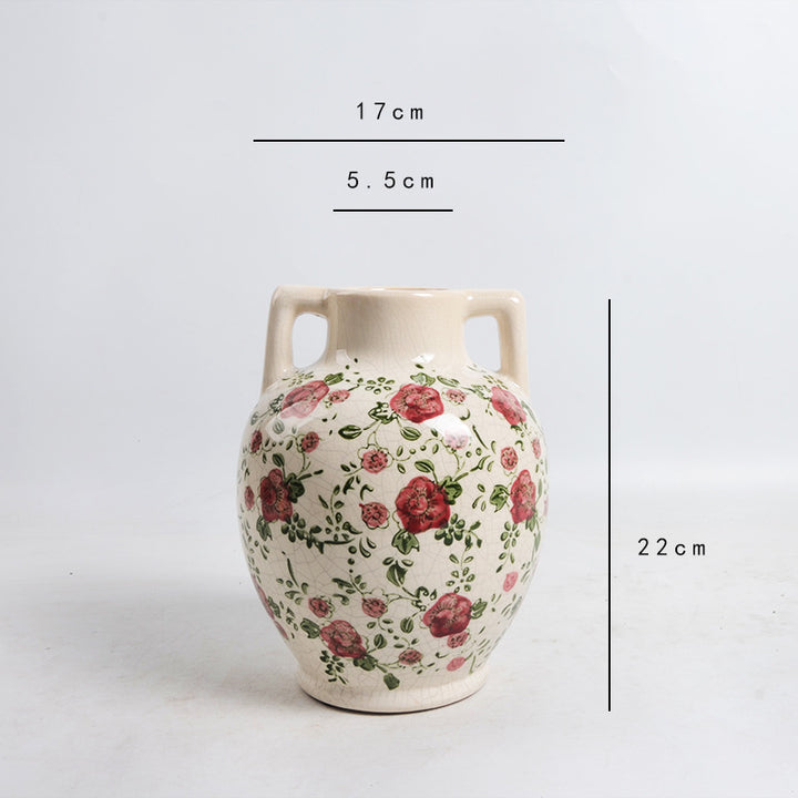 Floral Ceramic Flower Pot