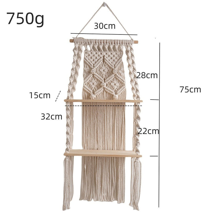 Decorative Macrame Shelf