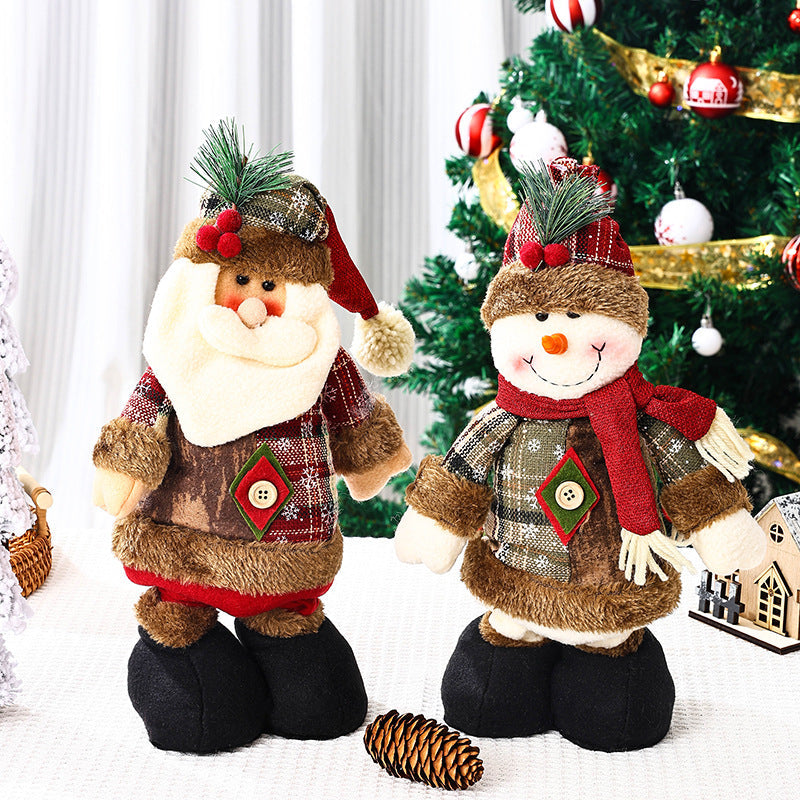 Cute Christmas decoration figure in reindeer look