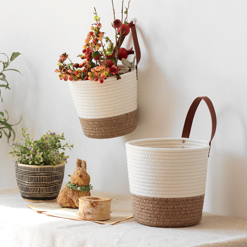 Handcrafted storage basket