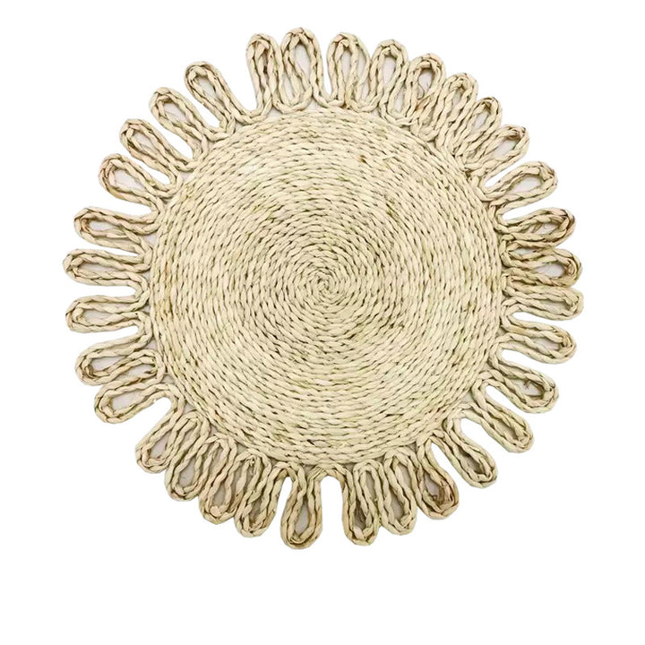 Round braided rug
