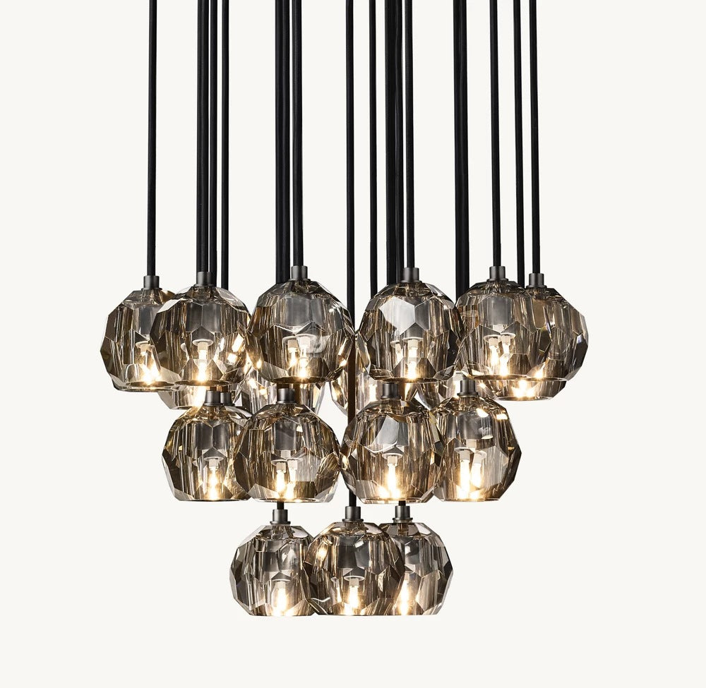 Crystal pendant lamp