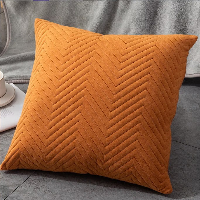 Textured Herringbone Pattern Cushion