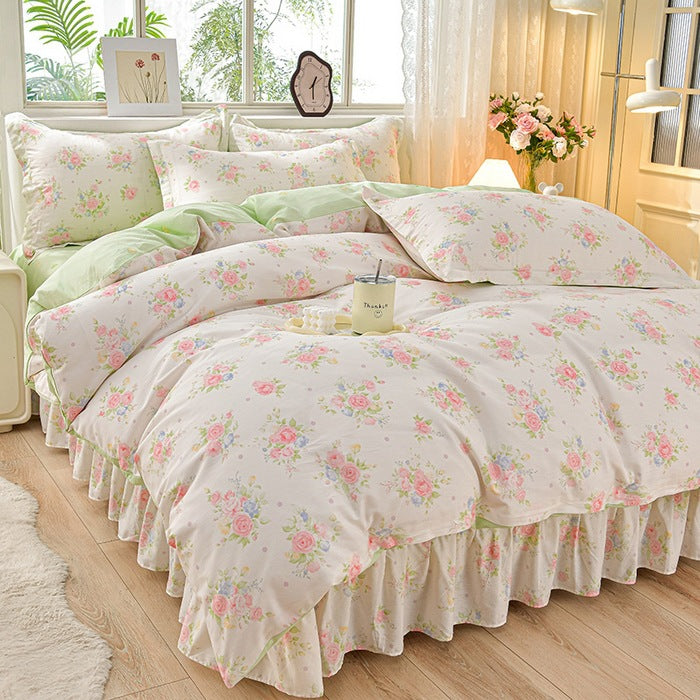 Floral Design Comforter Set
