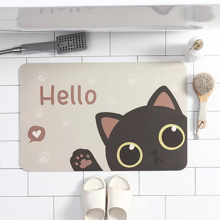 Abstract Landscape Bath Mat