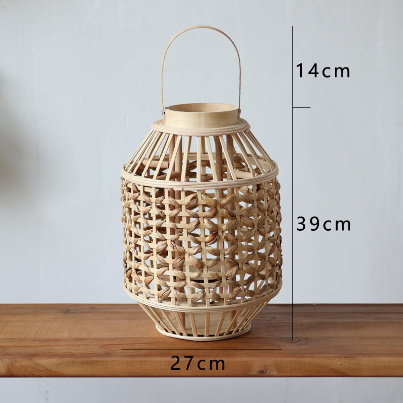 Handcrafted Rattan Lantern