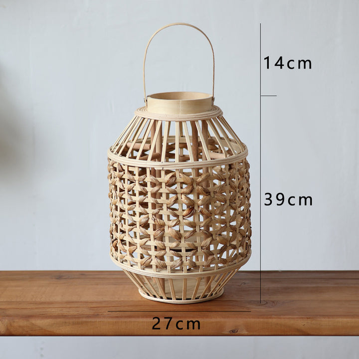 Handcrafted Rattan Lantern