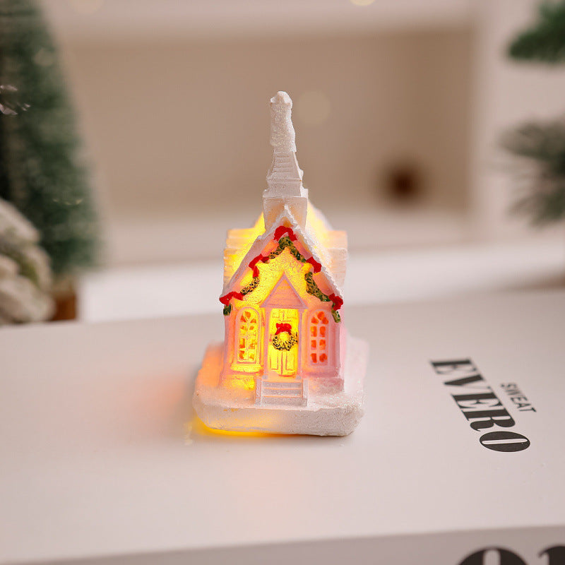 Illuminated Christmas village House Decor