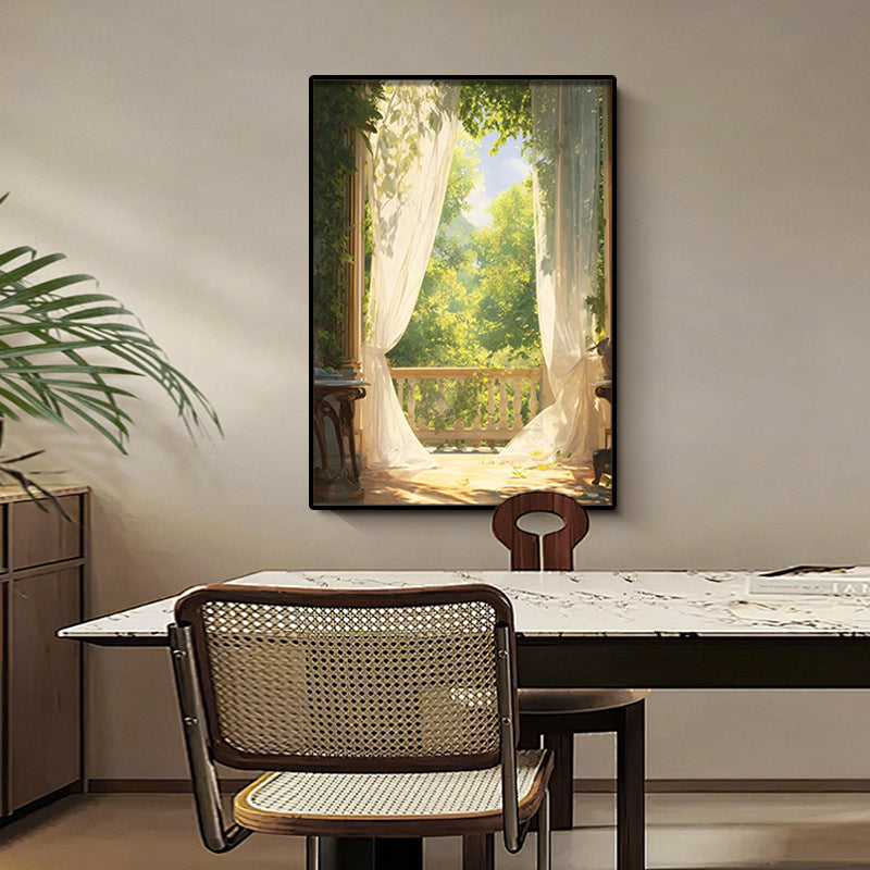 Art Print featuring Serene Garden View