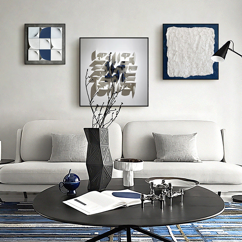 Abstract Textured Canvas Artwork 1790073117