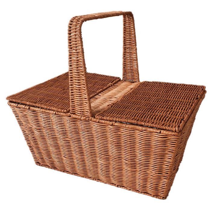 Handcrafted Woven Picnic Storage Basket