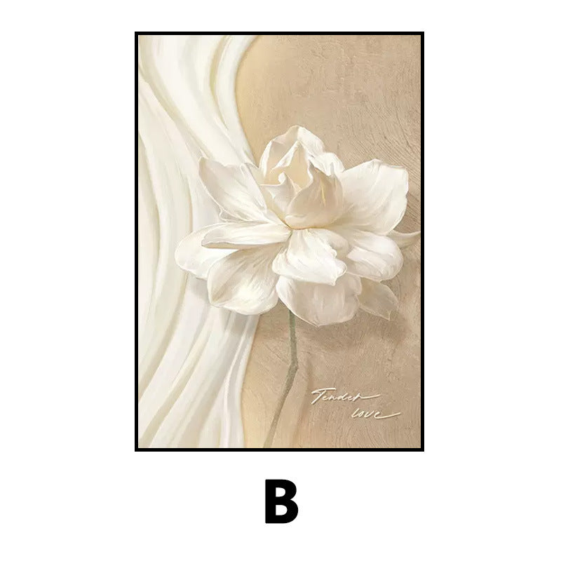 Elegant Floral Relief Artwork