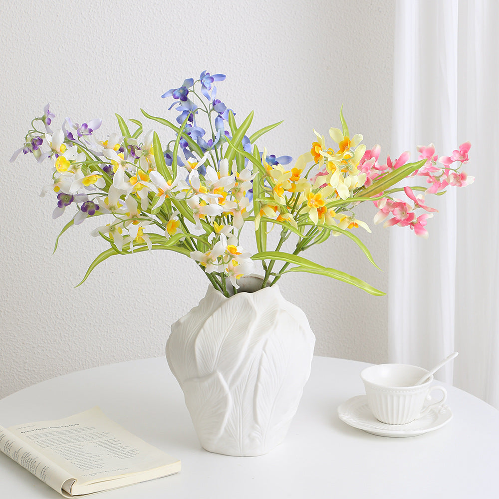 Elegant Artificial Orchid Bouquet