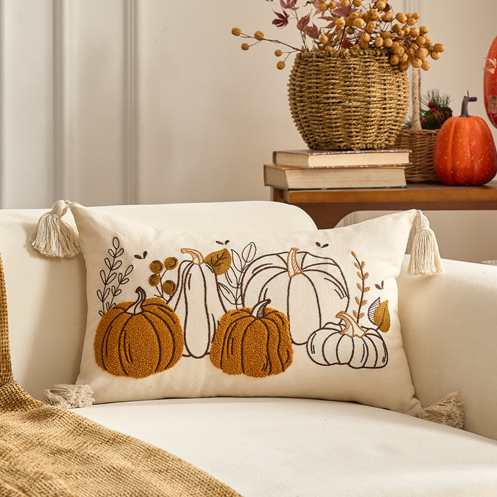 Decorative Pumpkin Throw Pillow