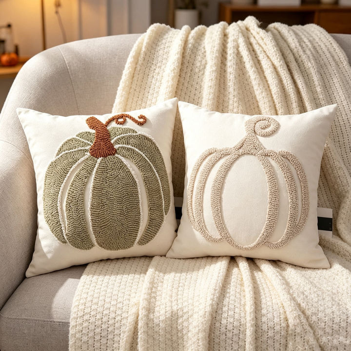 Decorative Textured Throw Pillow for Living Room