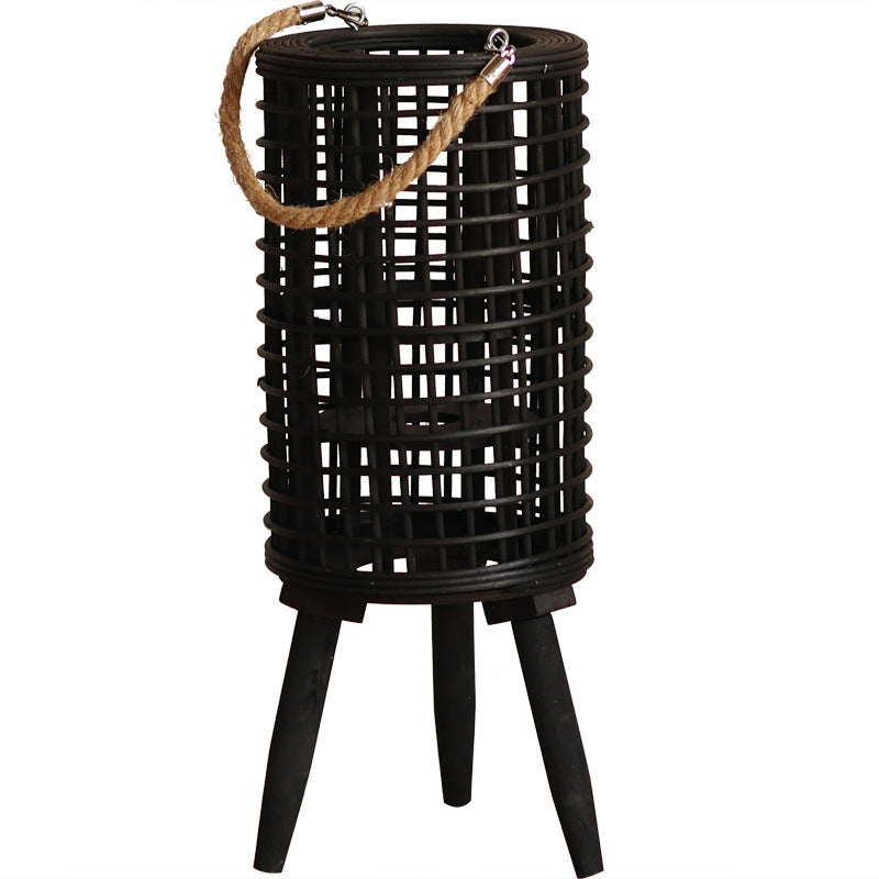 More modern flower basket with carrying handle