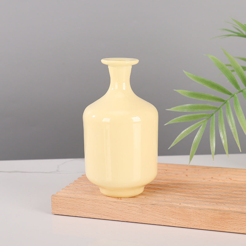 Decorative Round Glass Vase
