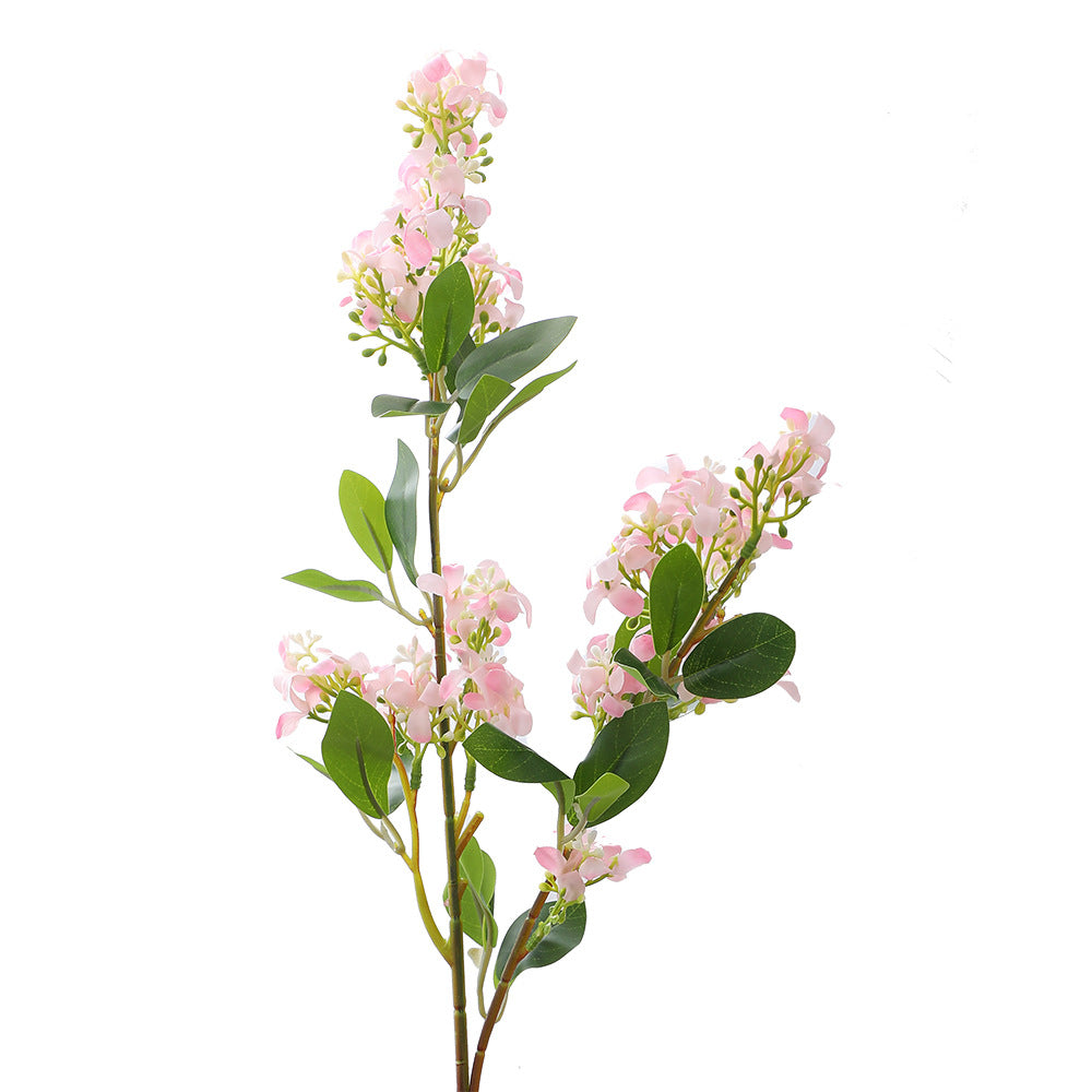 Artificial flower branch with bright flowers