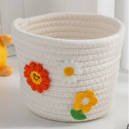 Decorative Cotton Storage Basket