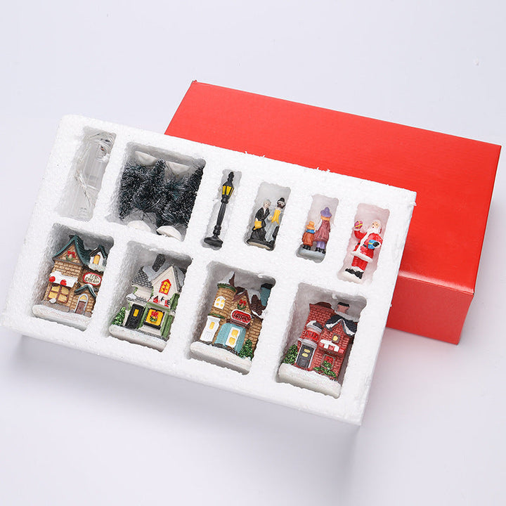 Christmas Village Decoration Set