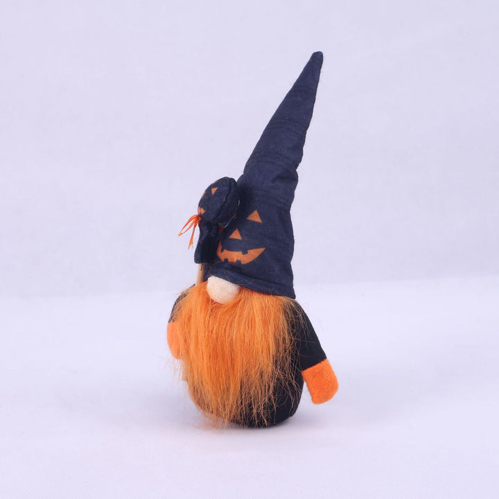 Halloween decoration figure with witch hat
