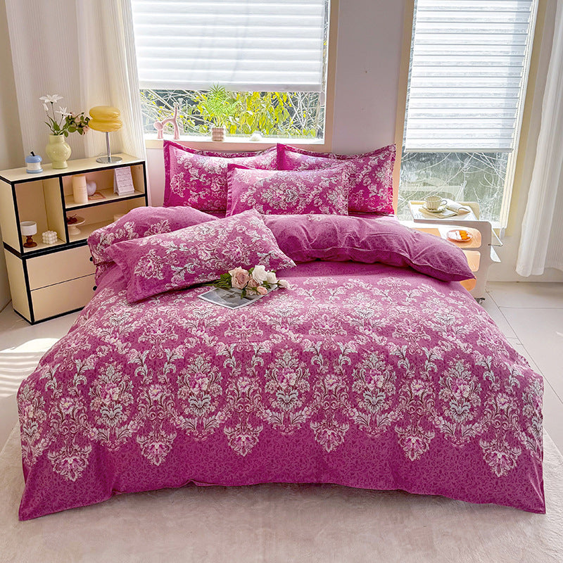 Floral Patterned Duvet Cover Set
