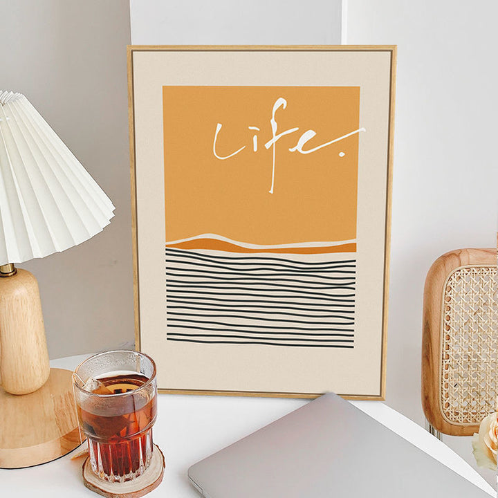 Abstract Line Art Framed Print