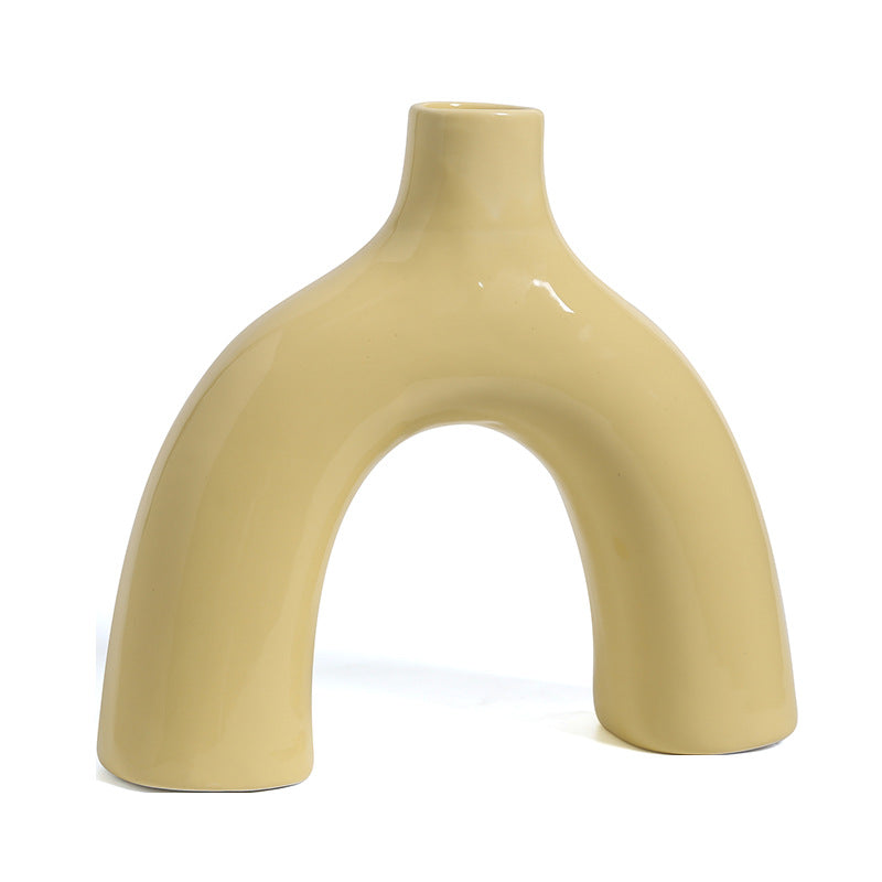 Stylish and creative ceramic vase