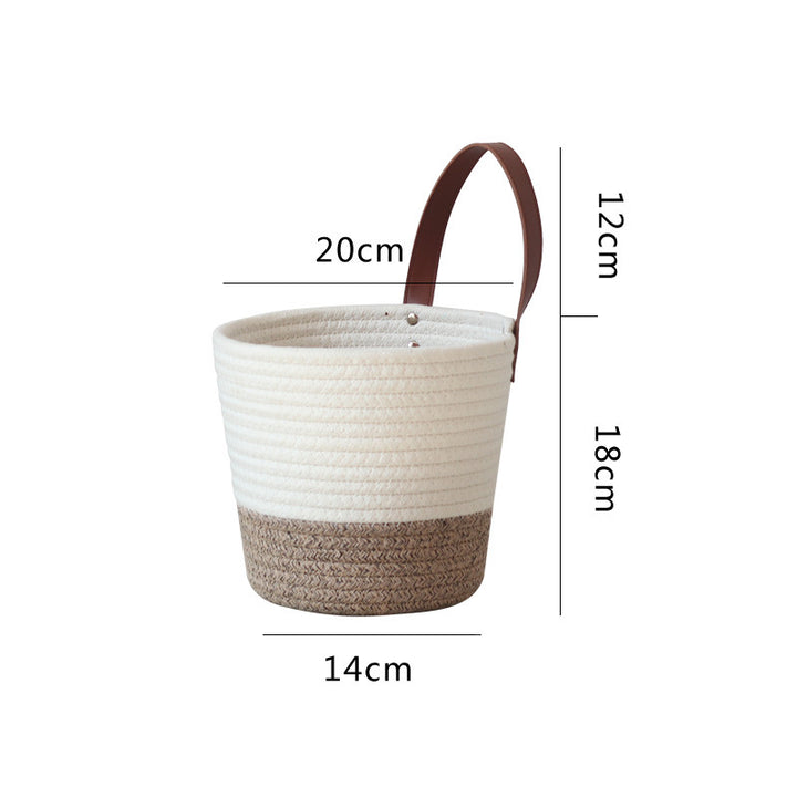 Handcrafted storage basket
