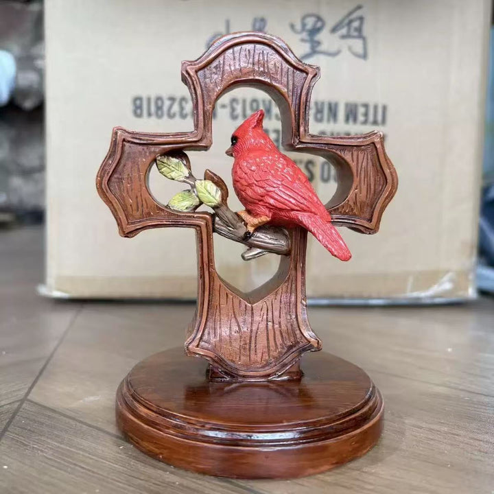Decorative cross figure with Cardinal