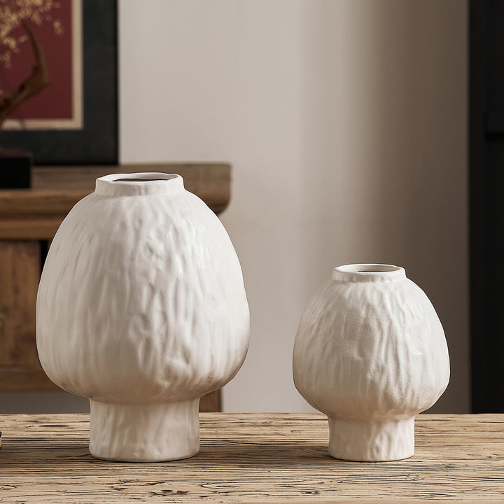 Decorative ceramic vase in modern design
