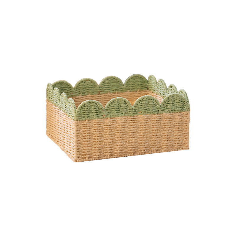 Decorative Scalloped Storage Basket