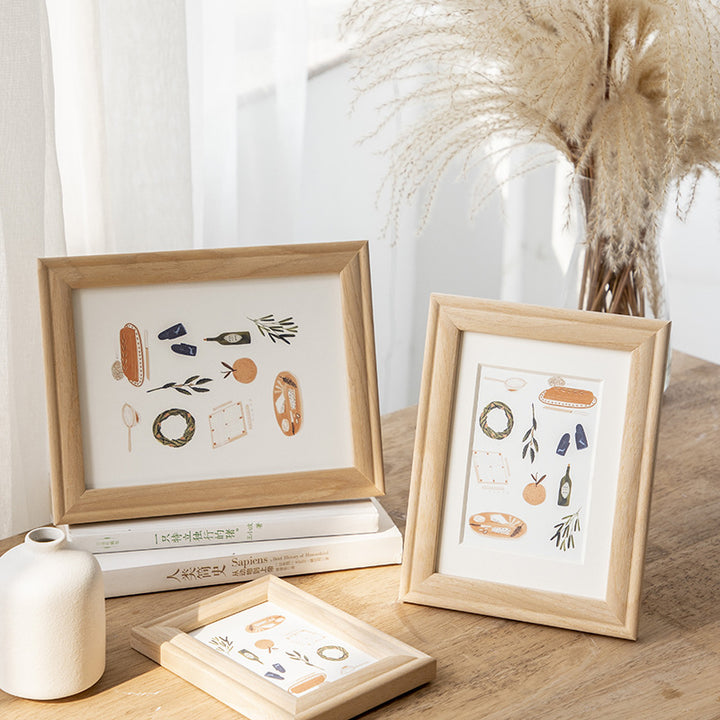 Decorative Framed Botanical Art Print for Home