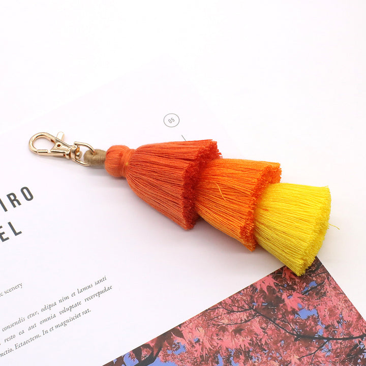 Decorative Macrame Keychain