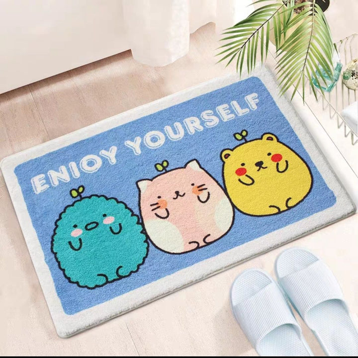 Fun Bear-Shaped Bath Mat