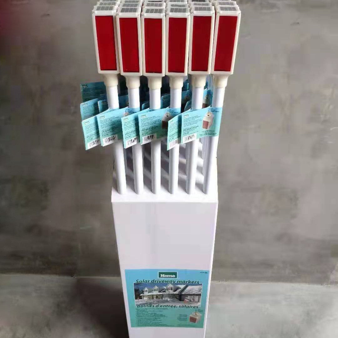 Solar-powered landscape light stakes
