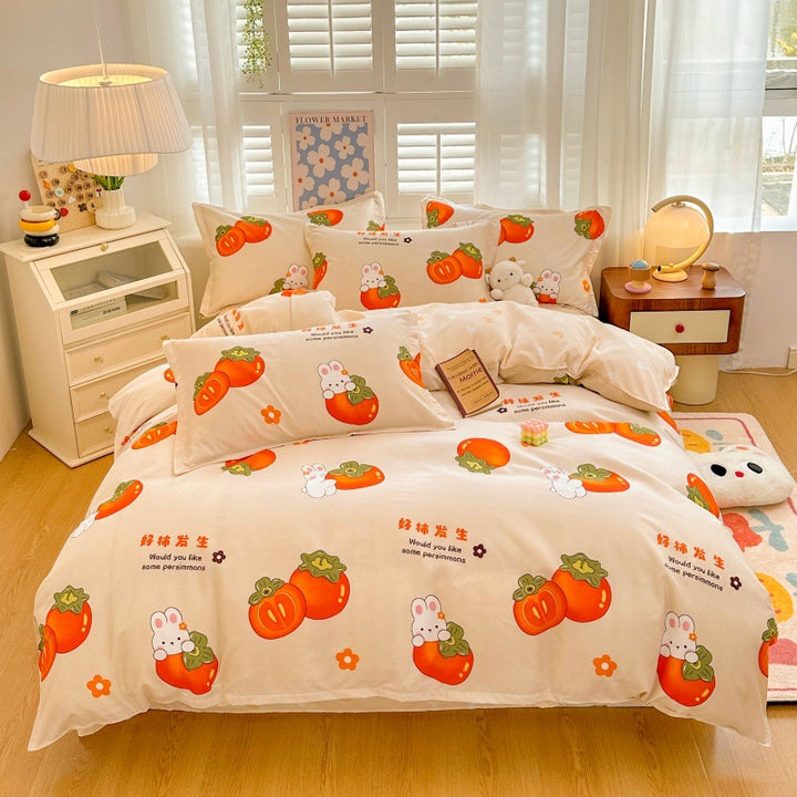Playful Cartoon Bear Bedding Set