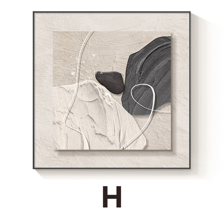 Abstract Textured Framed Art