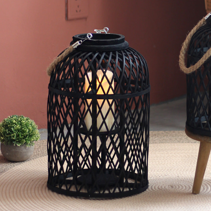 Handcrafted Rattan Lamp