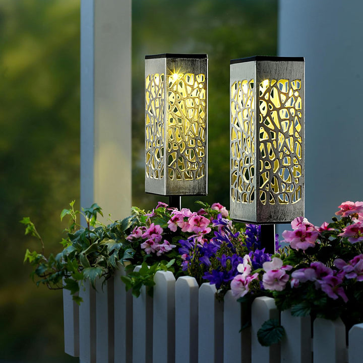 Solar-powered decorative lantern