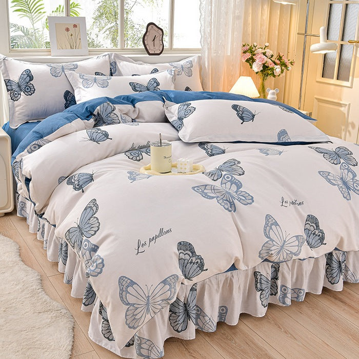 Floral Design Comforter Set
