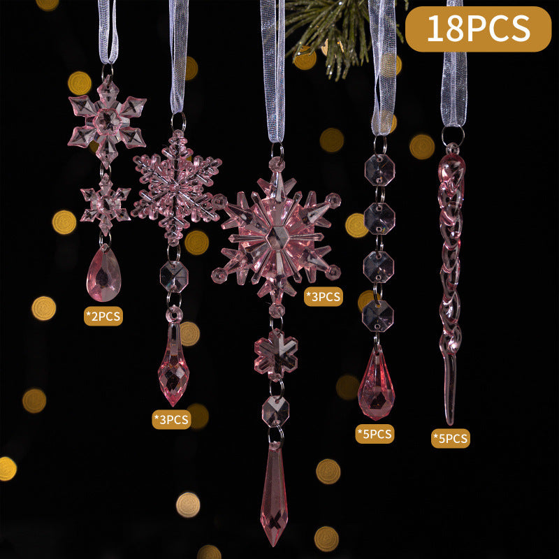 Glittering Snowflake Decoration
